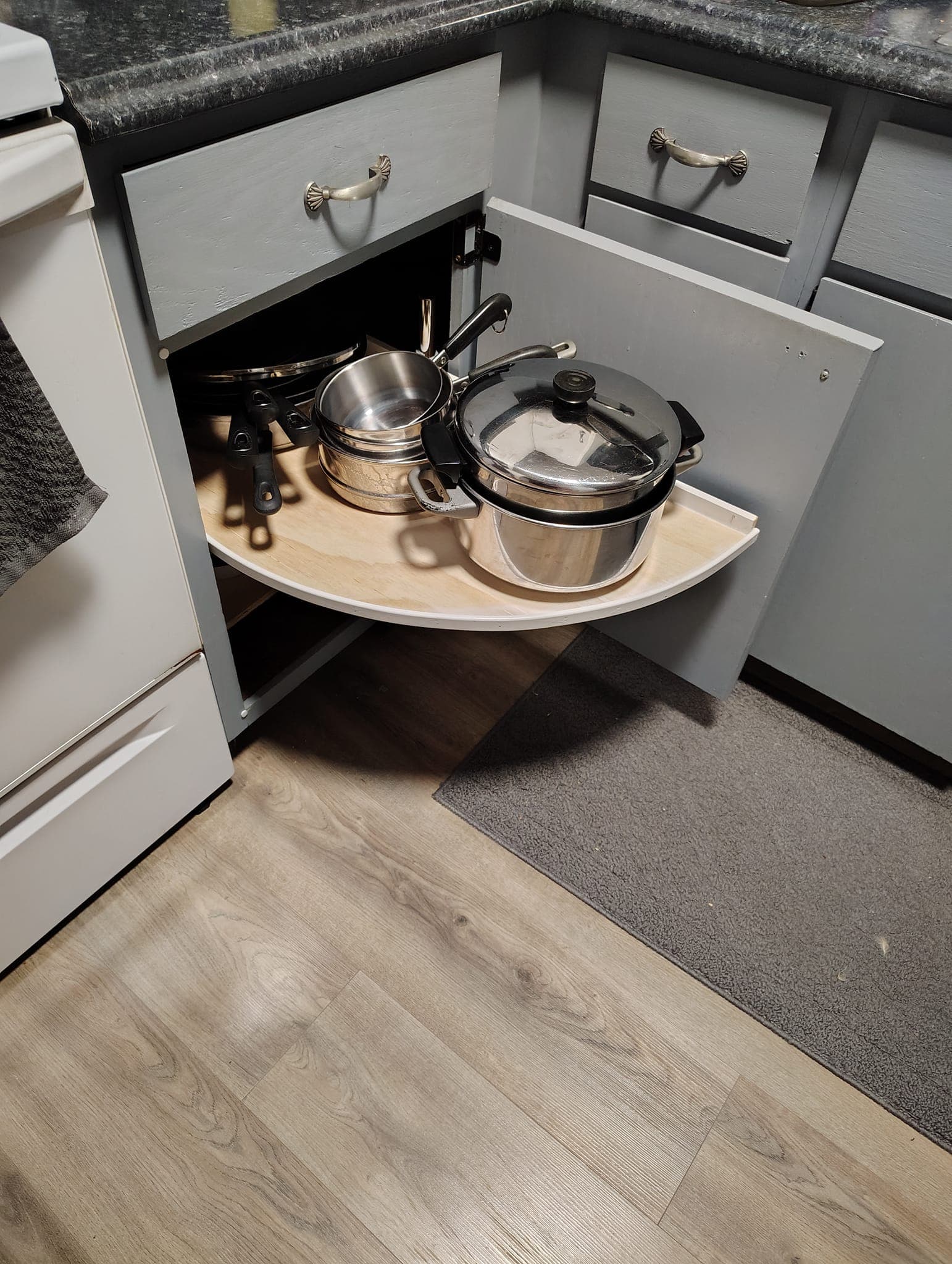 Custom Lazy Susan Upgrade after