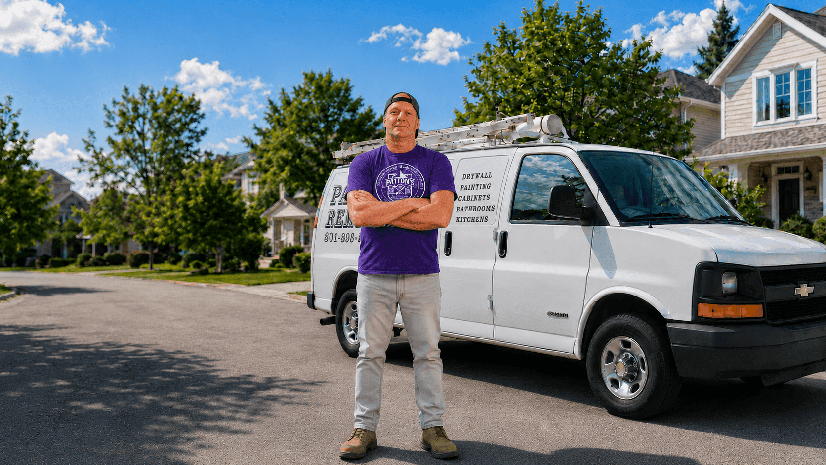 Patton Home Solutions team and service van