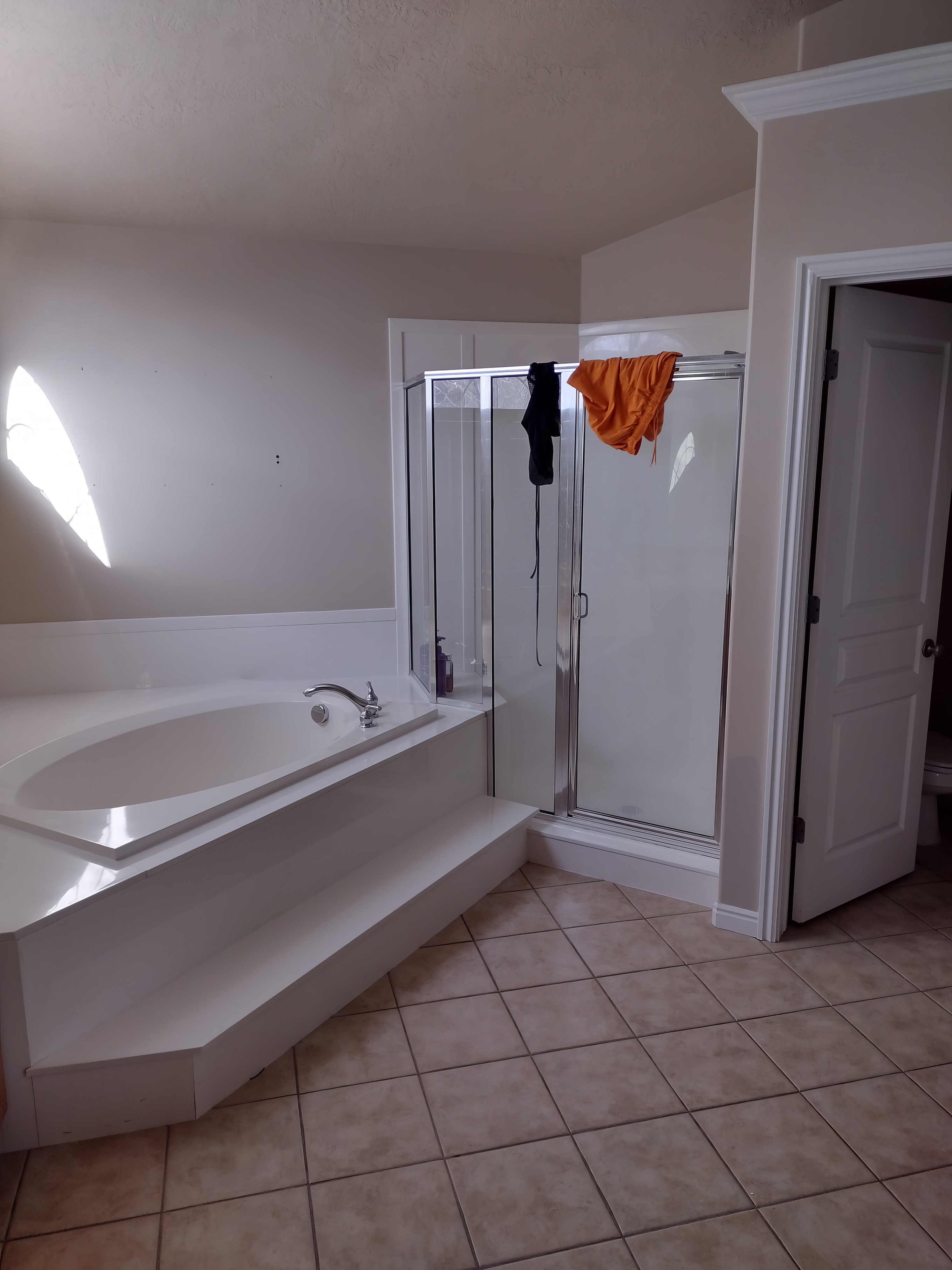 Completed bathroom remodel final finish