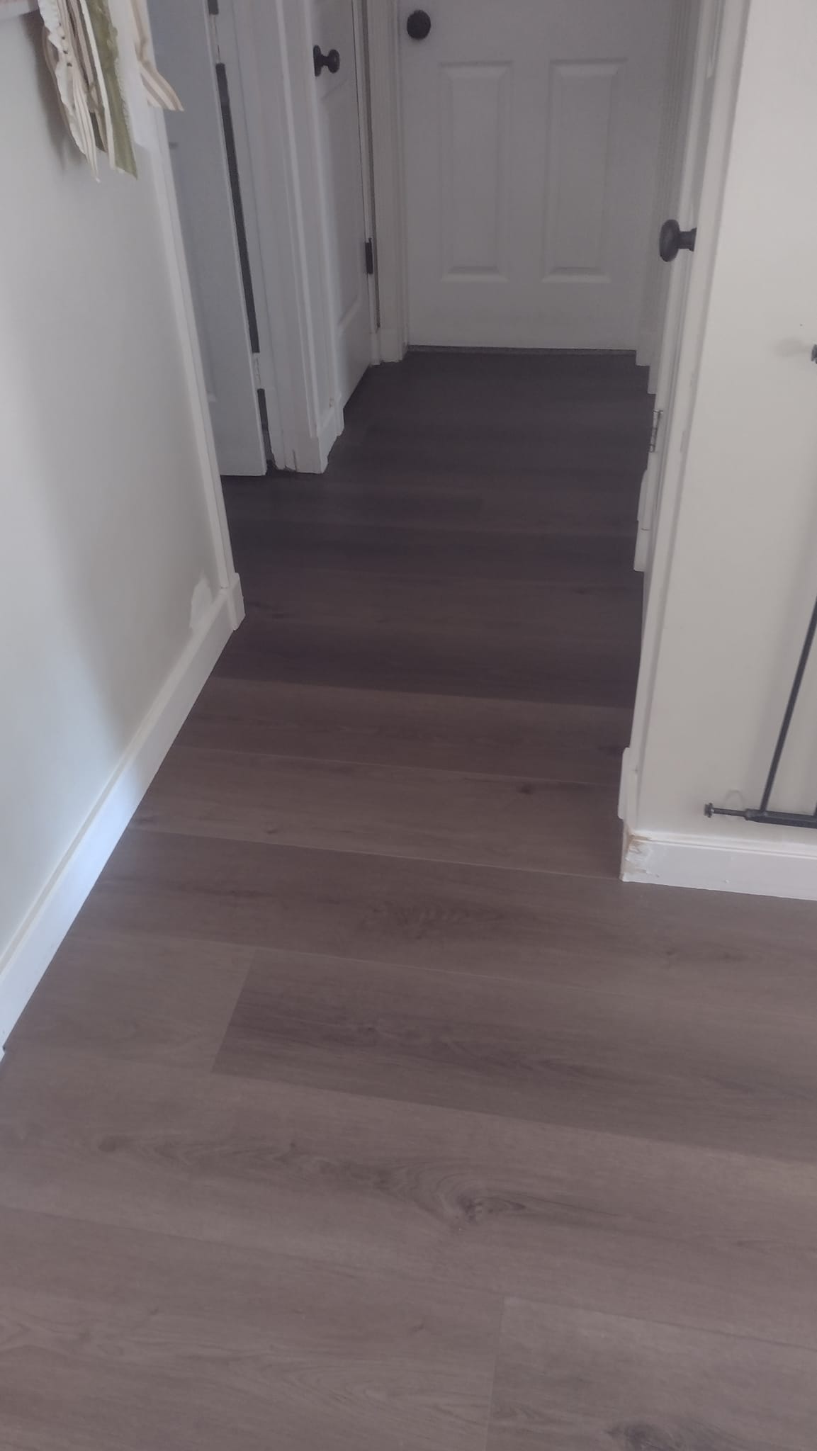 Flooring and stair rebuild project by Patton Home Solutions