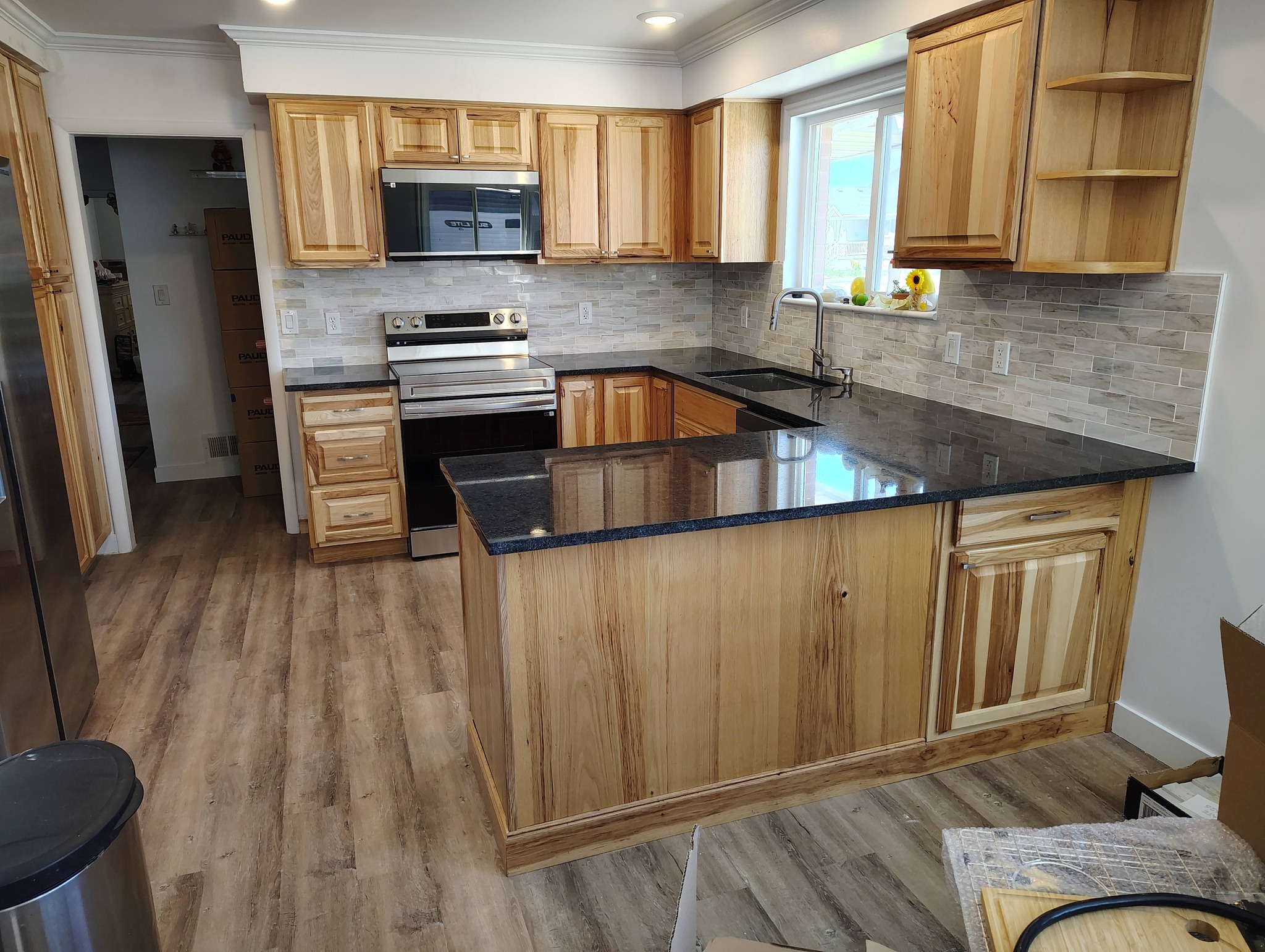 Finished kitchen remodel by Patton Home Solutions