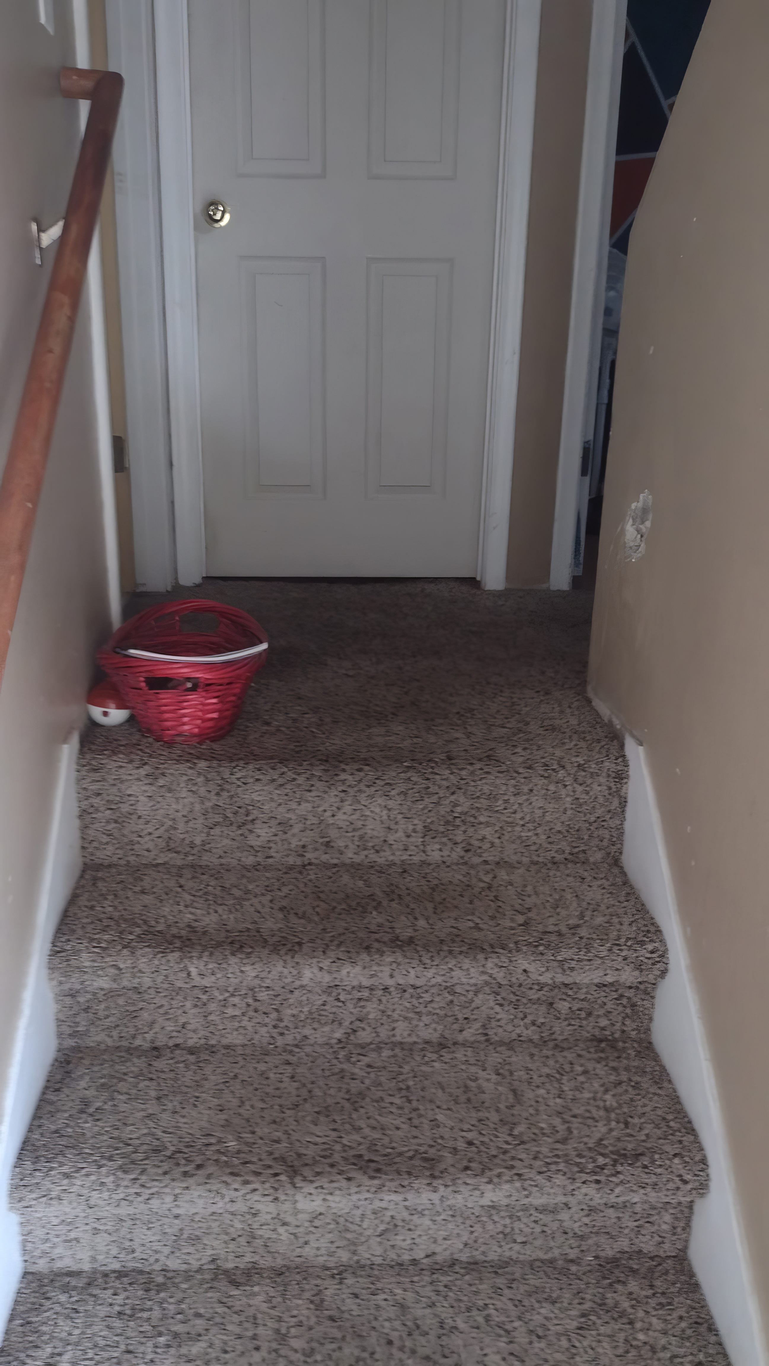 Detailed finish work on home repair project